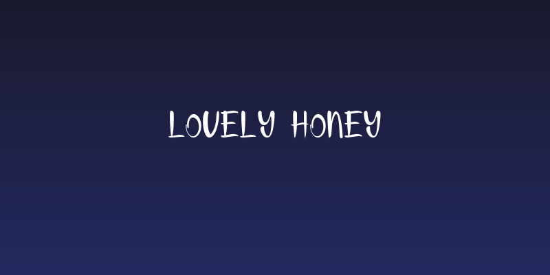 lovely honey Social Header