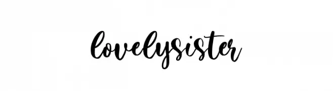 lovely sister  font caratteri gratis