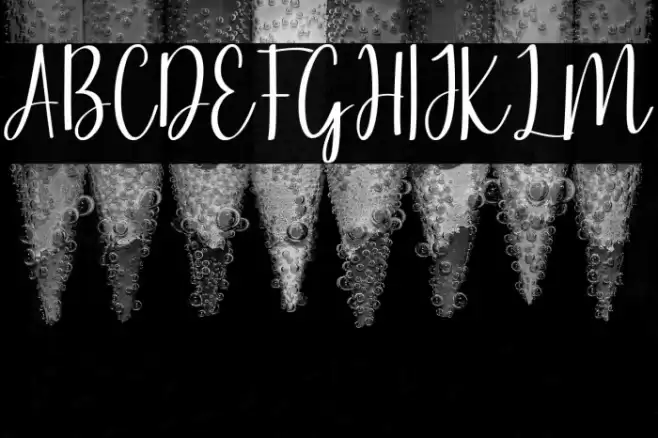 lovely tongue Font examples