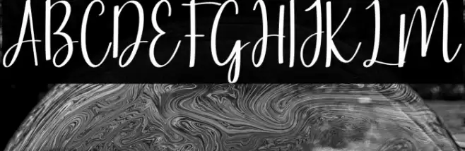 lovely tongue Font examples