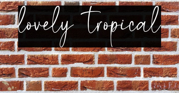 lovely tropical Example 3