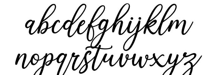 lovely vibes Font LOWERCASE