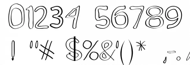 lovely Font OTHER CHARS