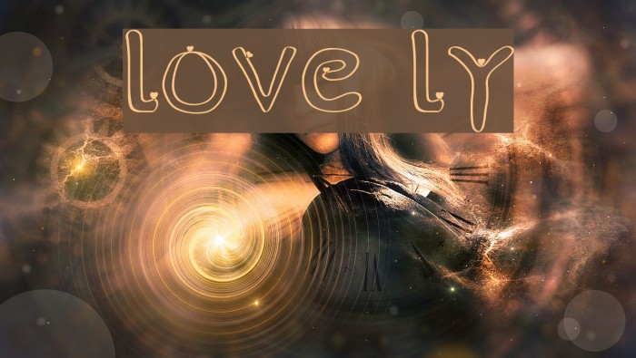 lovely Font examples