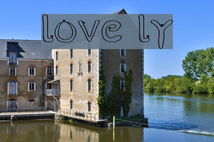 lovely Font examples