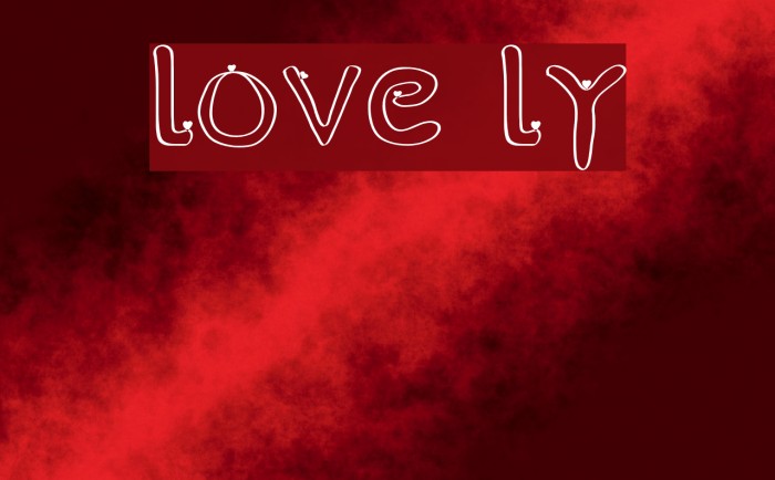lovely Font examples