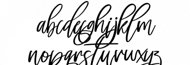 lovelyday Italic Schriftart Kleinbuchstaben