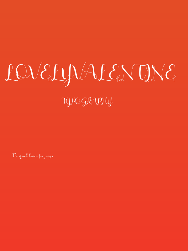 lovelyvalentine Poster