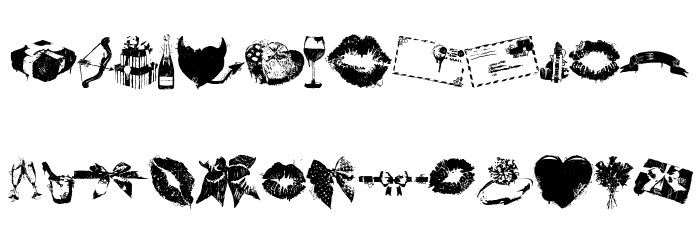 lovemarks Font LOWERCASE