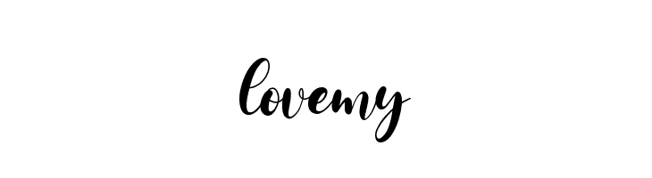 lovemy  免费字体下载