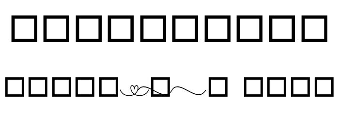 lovinglove Font OTHER CHARS