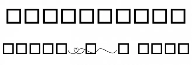 lovinglove Font OTHER CHARS