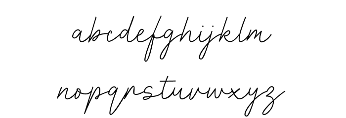 lovinglove Font LOWERCASE