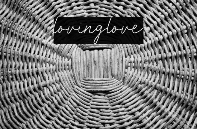 lovinglove Font examples