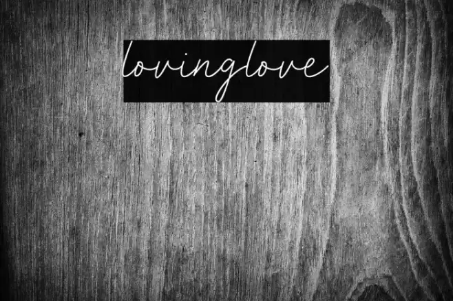 lovinglove Font examples