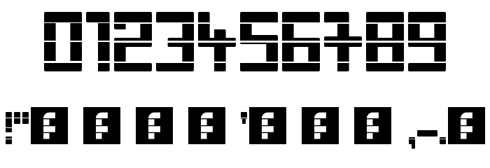 low-down-cut Regular Font OTHER CHARS