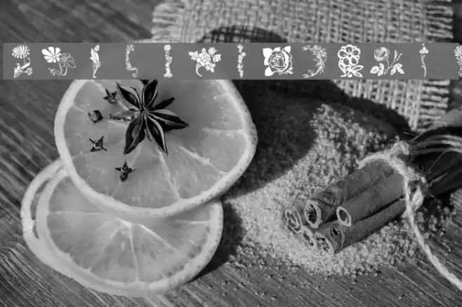 lpflowers Font examples