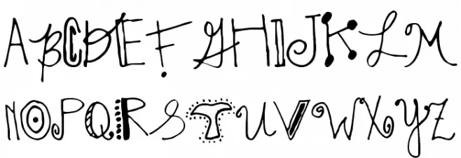 lpr no two are the same Schriftart Groß