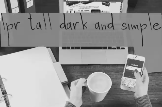 lpr tall dark and simple Polices examples