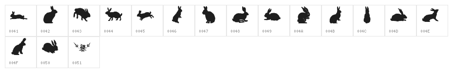 lprabbits1 Character Map