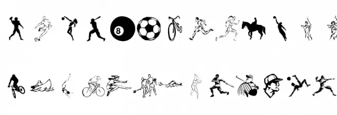 lpsports2 フォント 大文字