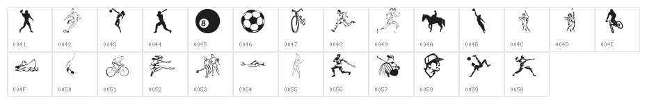 lpsports2 Character Map
