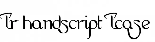 LR HandScript LCase  les polices de caractères gratuit tlcharger