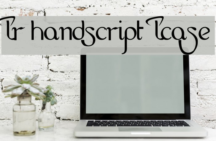 LR HandScript LCase Font examples