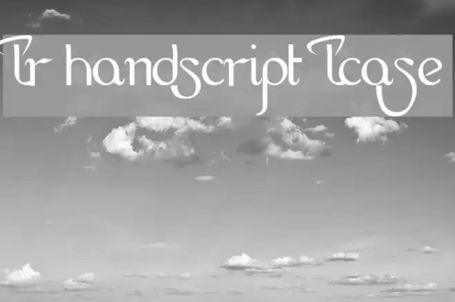 LR HandScript LCase Example 3