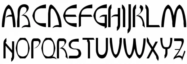LR HandScript Font UPPERCASE