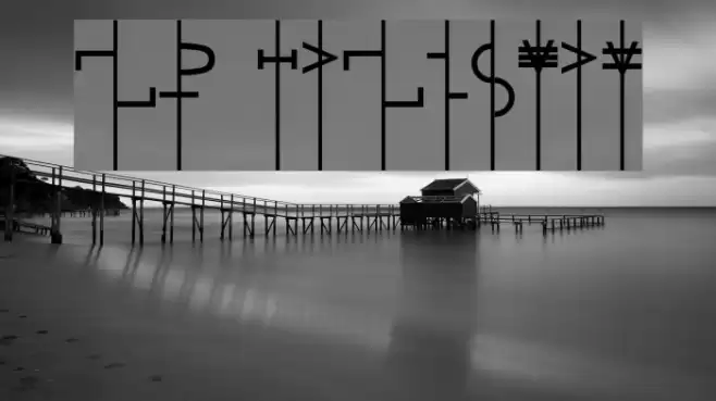 LR Talisman Font examples