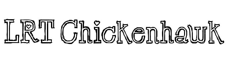 LRT Chickenhawk  フリーフォントのダウンロード