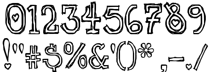 LRT Chickenhawk Font OTHER CHARS