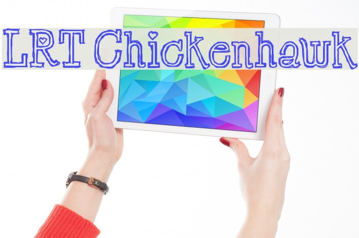 LRT Chickenhawk Font examples