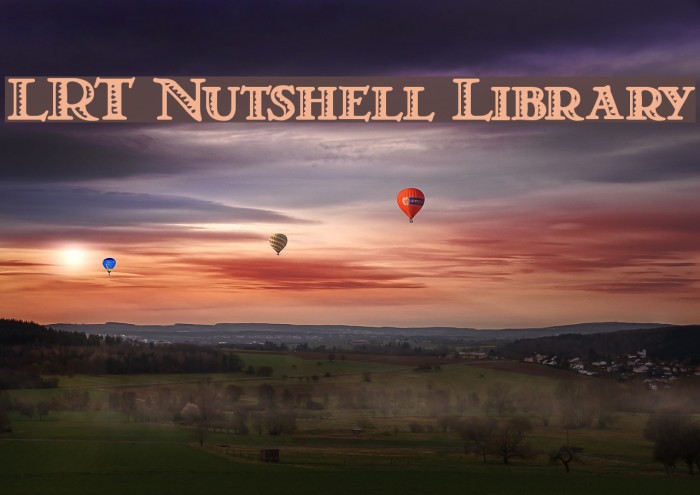 LRT Nutshell Library لخطوط تنزيل examples
