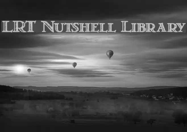 LRT Nutshell Library خط examples