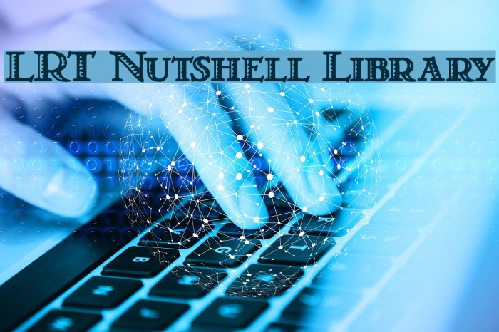 LRT Nutshell Library لخطوط تنزيل examples