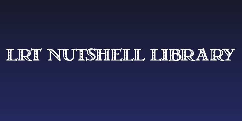 LRT Nutshell Library Social Header