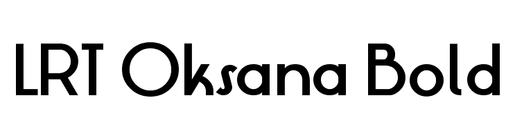 LRT Oksana Bold  Скачать бесплатные шрифты