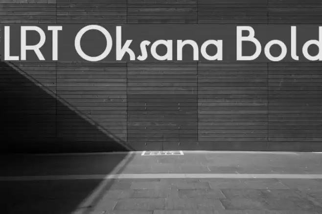 LRT Oksana Bold Font examples
