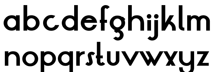 LRT Oksana Bold Font LOWERCASE