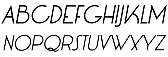 LRT Oksana Italic Schriftart Groß