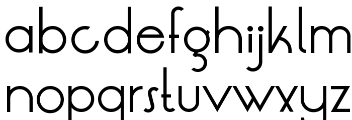 LRT Oksana Font LOWERCASE