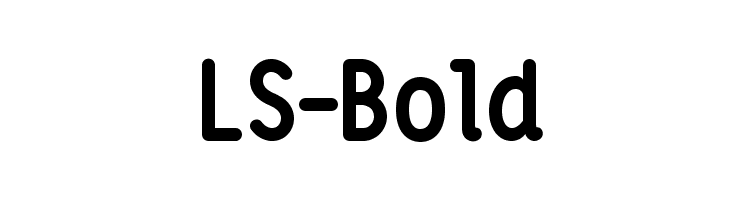 LS-Bold Font