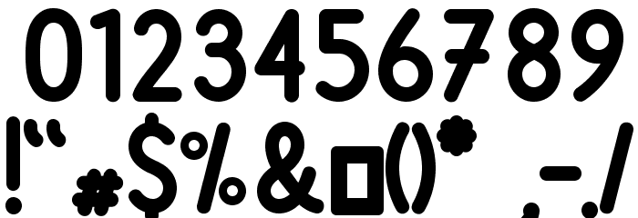 LS-Bold Font OTHER CHARS