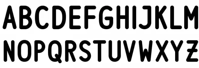 LS-Bold Font UPPERCASE