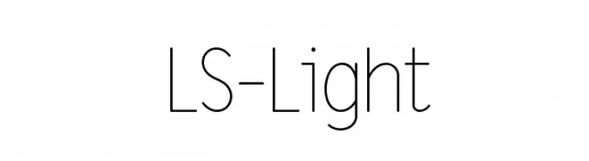 LS-Light  Frei Schriftart Herunterladen