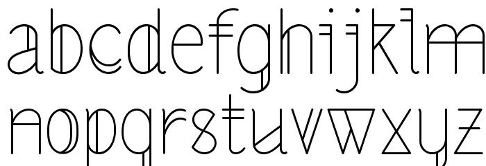 LS-LightAlt Font LOWERCASE