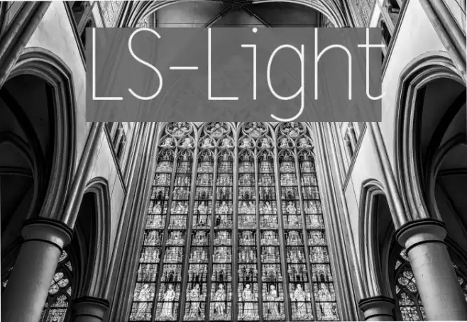 LS-Light Font examples