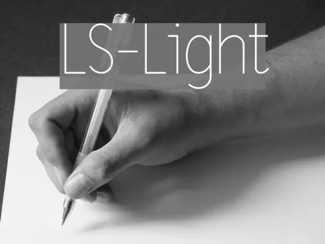 LS-Light Font examples